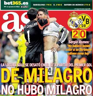 Báo chí thế giới tiếc nuối vì Real Madrid bị loại