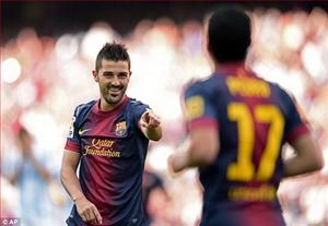 David Villa làm buồn lòng Arsenal và Tottenham