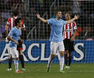 Đánh bại Sunderland, Man City đoạt danh hiệu Premier League Asia Trophy