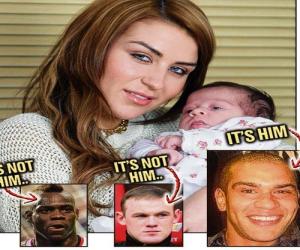 Gái gọi Jenny sinh con: Balotelli, Rooney vô can