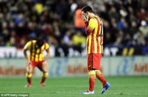 Lionel Messi kéo dài cơn hạn hán bàn thắng tại tại La Liga