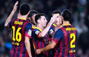Messi mờ nhạt, Barcelona thủ hoà Levante