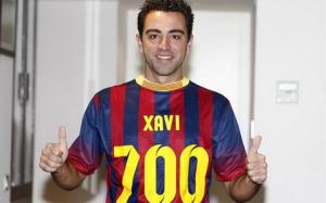 Những thống kê ấn tượng về 700 trận đấu của Xavi