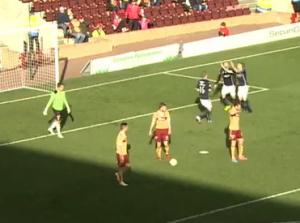 Pha ăn mừng theo phong cách võ biểu diễn