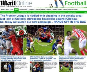 Man Utd trở thành nguồn cảm hứng cho chiến dịch Bàn tay sạch trong vòng cấm