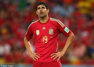 HLV Del Bosque bất ngờ chỉ trích Diego Costa không thương tiếc