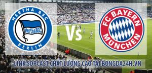 Link sopcast  Hertha Berlin vs Bayern Munich ( 21h30-29/11 )