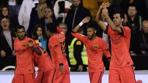 Video bàn thắng: Valencia 0-1 Barcelona (Vòng 13 La Liga)