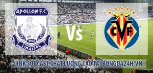 Link sopcast Apollon vs Villarreal (01h00-12/12)