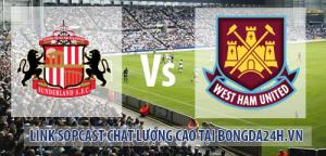Video bàn thắng: Sunderland 1-1 West Ham (Vòng 16 Premier League)