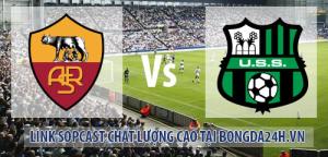 Link sopcast Roma vs Sassuolo (00h00-07/12)