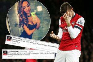 Giroud bị kỷ luật vì đưa gái về khách sạn trước giờ thi đấu