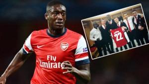 Sanogo được fan Arsenal yêu ngay lần đầu đá chính