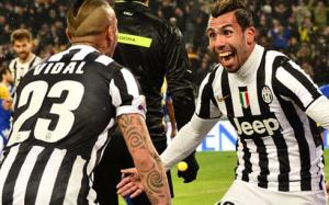 Tevez toả sáng, Juventus tiếp đà chiến thắng