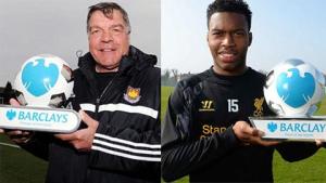 Sturridge và HLV Allardyce xuất sắc nhất Premier League trong tháng 2