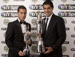 Luis Suarez giật giải Cầu thủ xuất sắc nhất Premier League mùa bóng 2013-2014