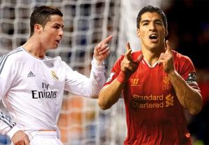 Cuộc đua Giày vàng: Suarez nhân đôi cách biệt với Ronaldo
