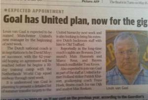 Báo Australia nhầm lẫn tai hại về Louis van Gaal