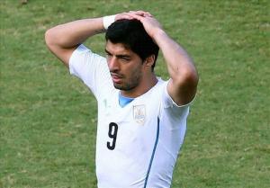 Uruguay thua vì không có Luis Suarez