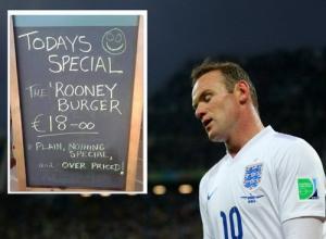 Nhà hàng tung “món ăn độc” mỉa mai Rooney