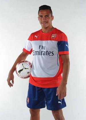Tân binh Alexis Sanchez phấn khích tột độ sau khi cập bến Arsenal
