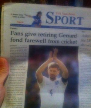 Ngôi sao của Liverpool là một cầu thủ cricket