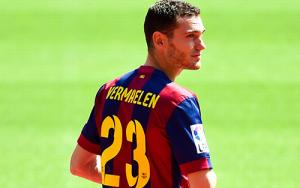Thomas Vermaelen mặc áo số 23 tại Barca