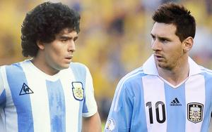 Thật nực cười khi so sánh Messi với “huyền thoại” Maradona
