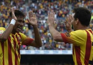 Barca thắng vất vả, thầy trò Luis Enrique vẫn phấn khích