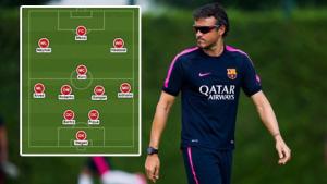 Luis Enrique chơi trội với sơ đồ dị .... 2-5-3