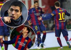 Luis Suarez bị bỏ quên trong ngày Barca đại thắng trước Elche