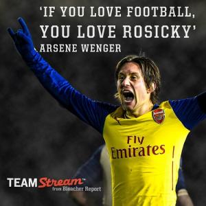 Cựu sao MU đòi “chém” Rosicky vì... chuyền bóng ngứa mắt