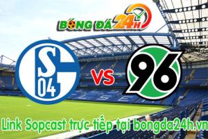 Link sopcast Schalke vs Hannover (21h30-31/01)