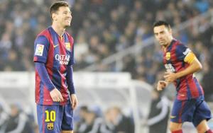 Tiết lộ: Lý do Messi ngồi dự bị trong trận với Sociedad