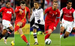 Top 10 cầu thủ có tốc độ kinh hoàng nhất làng túc cầu năm 2014