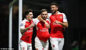 Video clip bàn thắng: Watford 0-3 Arsenal (Vòng 9 Premier League 2015/16)