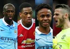 Đội hình kết hợp siêu khủng giữa Man Utd và Man City