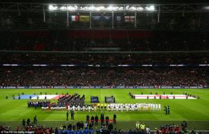 Quốc ca Pháp được hát vang đầy xúc động trên Wembley