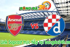 Link sopcast Arsenal vs Dinamo Zagreb (02h45-25/11)