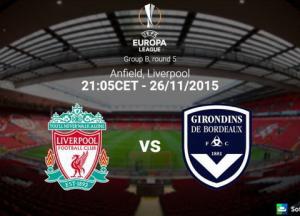 Liverpool 2-1 Bordeaux: The Kop chính thức vượt qua vòng bảng Europa League