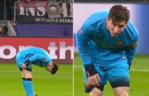 Messi dính chấn thương trong trận hòa Leverkusen?