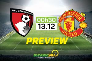 Bournemouth vs Man United (0h30 ngày 13/12): Lại là M.U vô cảm, như chính Van Gaal?
