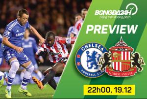Chelsea vs Sunderland (22h ngày 19/12): Ơn giời, Mou đi rồi!
