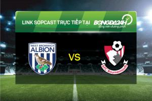 Link sopcast xem trực tiếp West Bromwich vs Bournemouth (22h00-19/12)