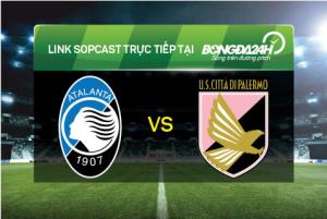 Link sopcast xem trực tiếp Atalanta vs Palermo (21h00-06/12)