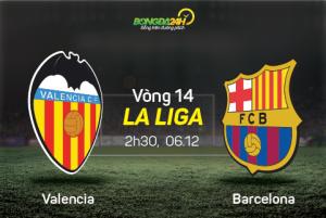 Valencia vs Barcelona (2h30, 6/12): Đánh sập hang dơi