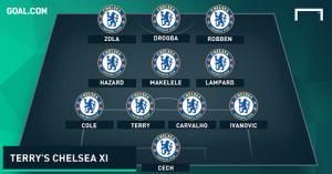 Terry đưa ra đội hình xuất sắc nhất mọi thời đại của Chelsea