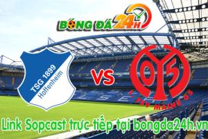 Link sopcast Hoffenheim vs Mainz 05 (21h30-28/02)