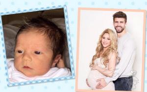 Cặp đôi Pique - Shakira hí hửng khoe quý tử