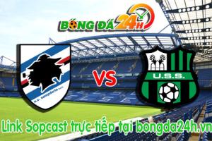 Link sopcast Sampdoria vs Sassuolo (21h30-08/02)